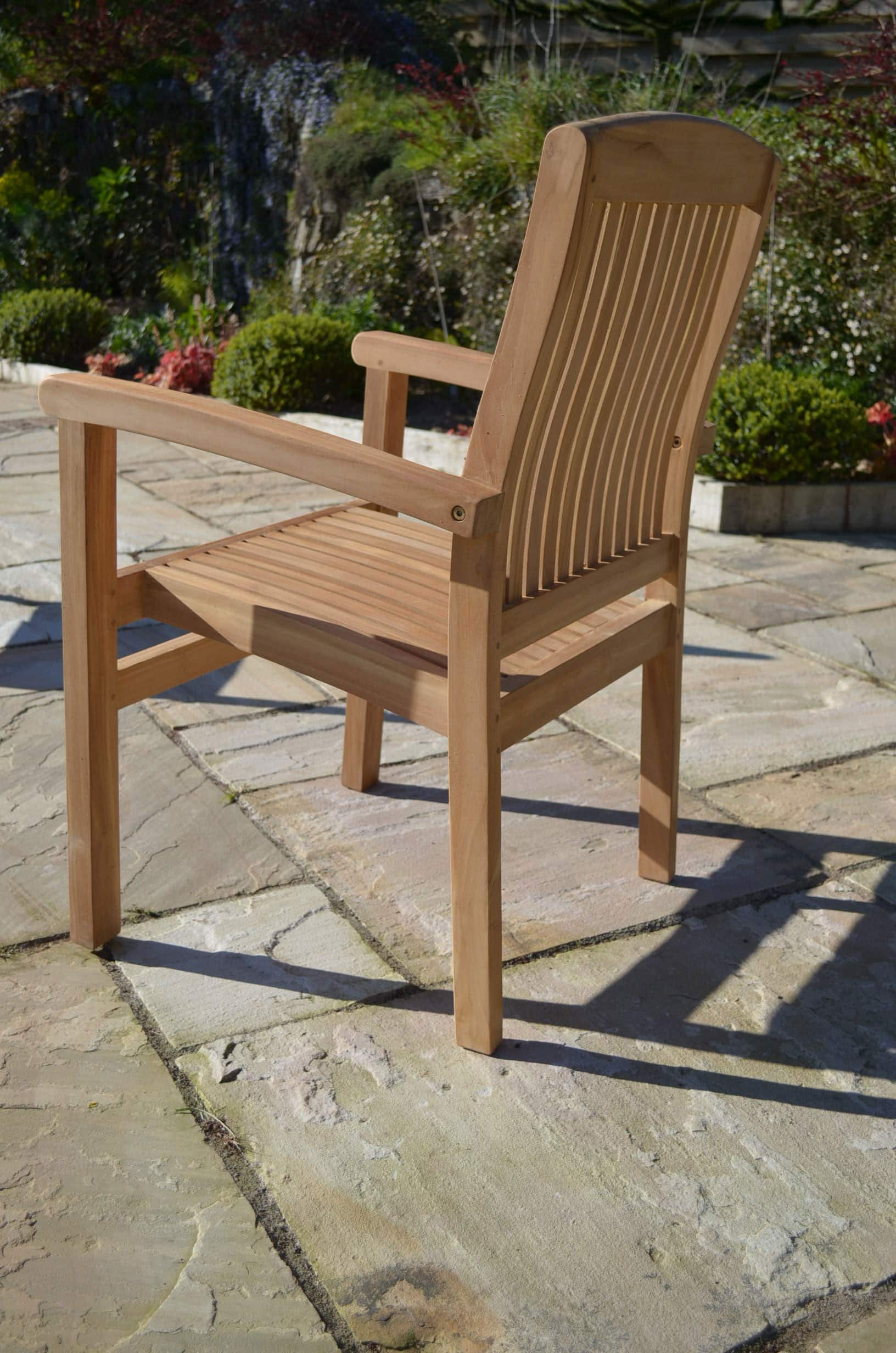 Marlborough - Teak Garden Armchair - Stackable