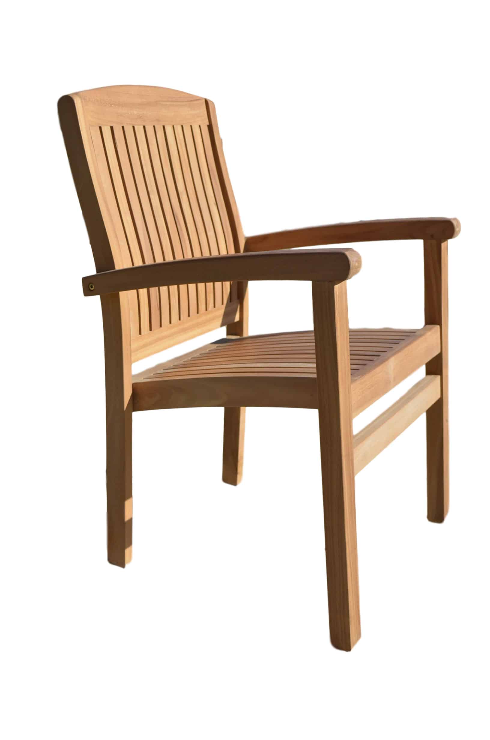Marlborough - Teak Garden Armchair - Stackable