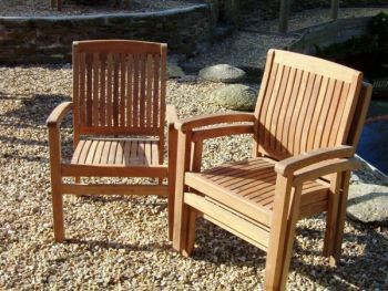 Marlborough - Teak Garden Armchair - Stackable