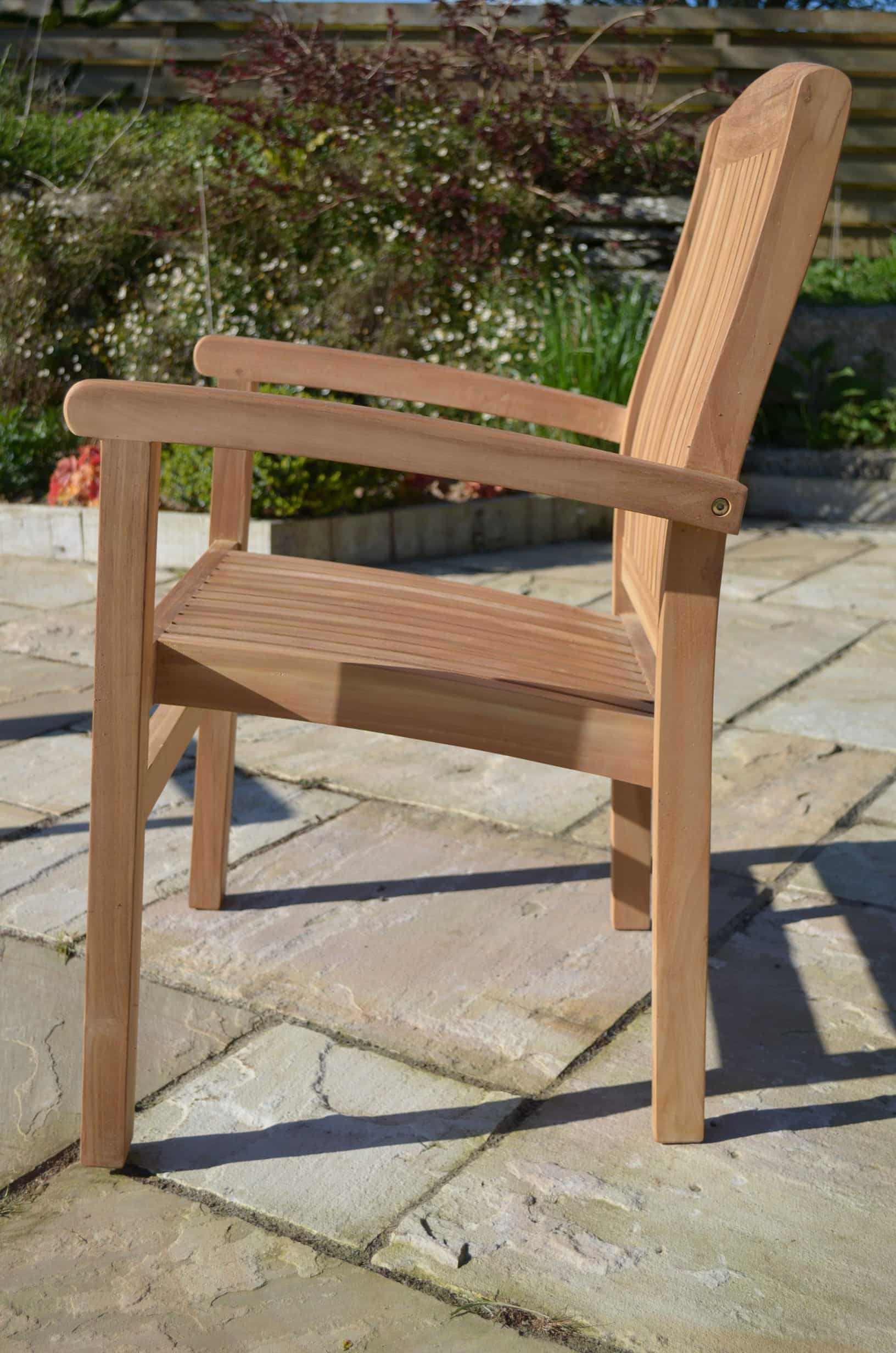 Marlborough - Teak Garden Armchair - Stackable