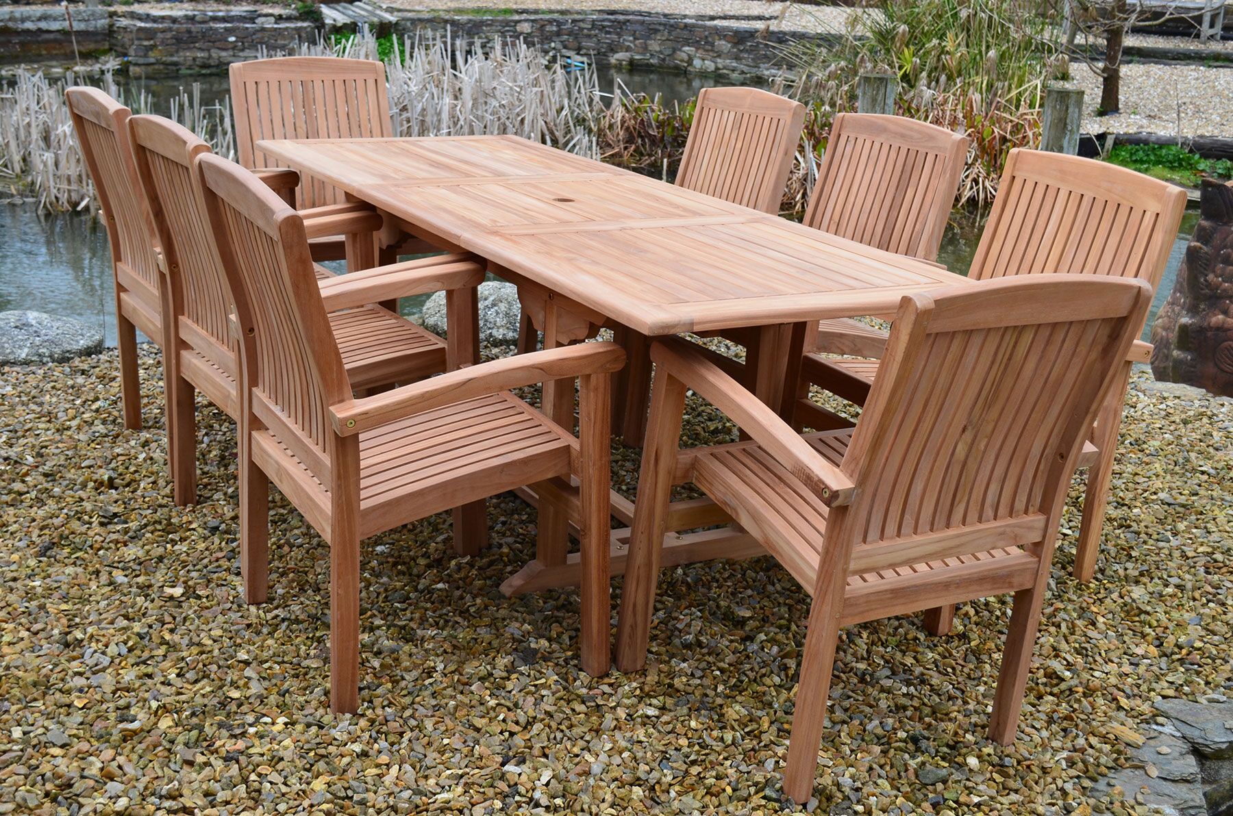 Marlborough - Teak Garden Armchair - Stackable
