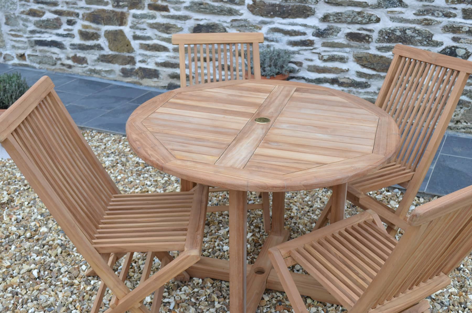 Oxford - Teak Folding Garden Chair - Pack of 2