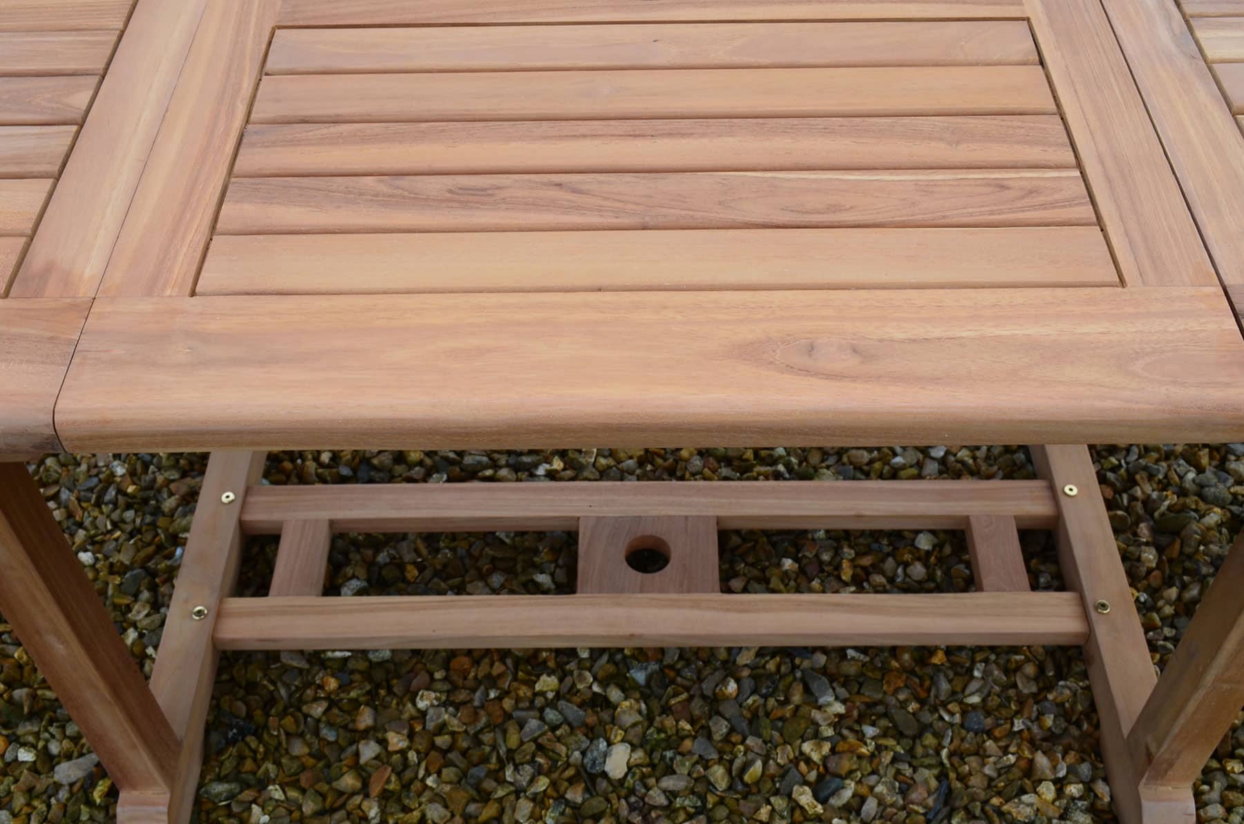 Zennor | 1.5-2.1m Rectangular Extending Teak Garden Dining Table | 6 to 10 Seater