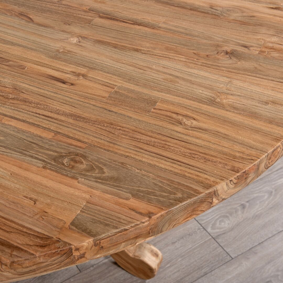 close up reclaimed teak image