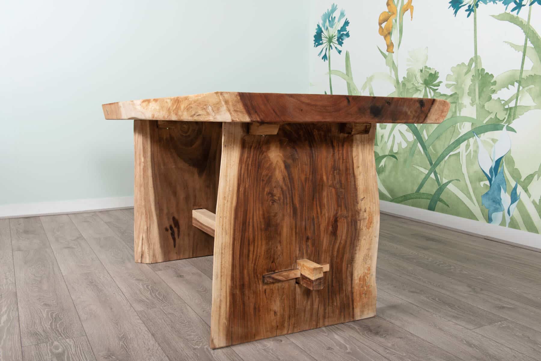 3m Live Edge Dining Table - Suar Wood - Seats up to 12 People