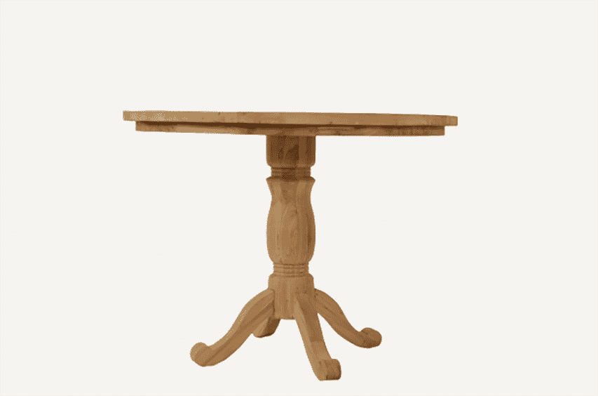 round 80cm reclaimed teak table