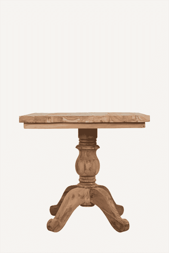 Reclaimed Teak Dining Table | 80cm Square Table - 2 to 4 Seater