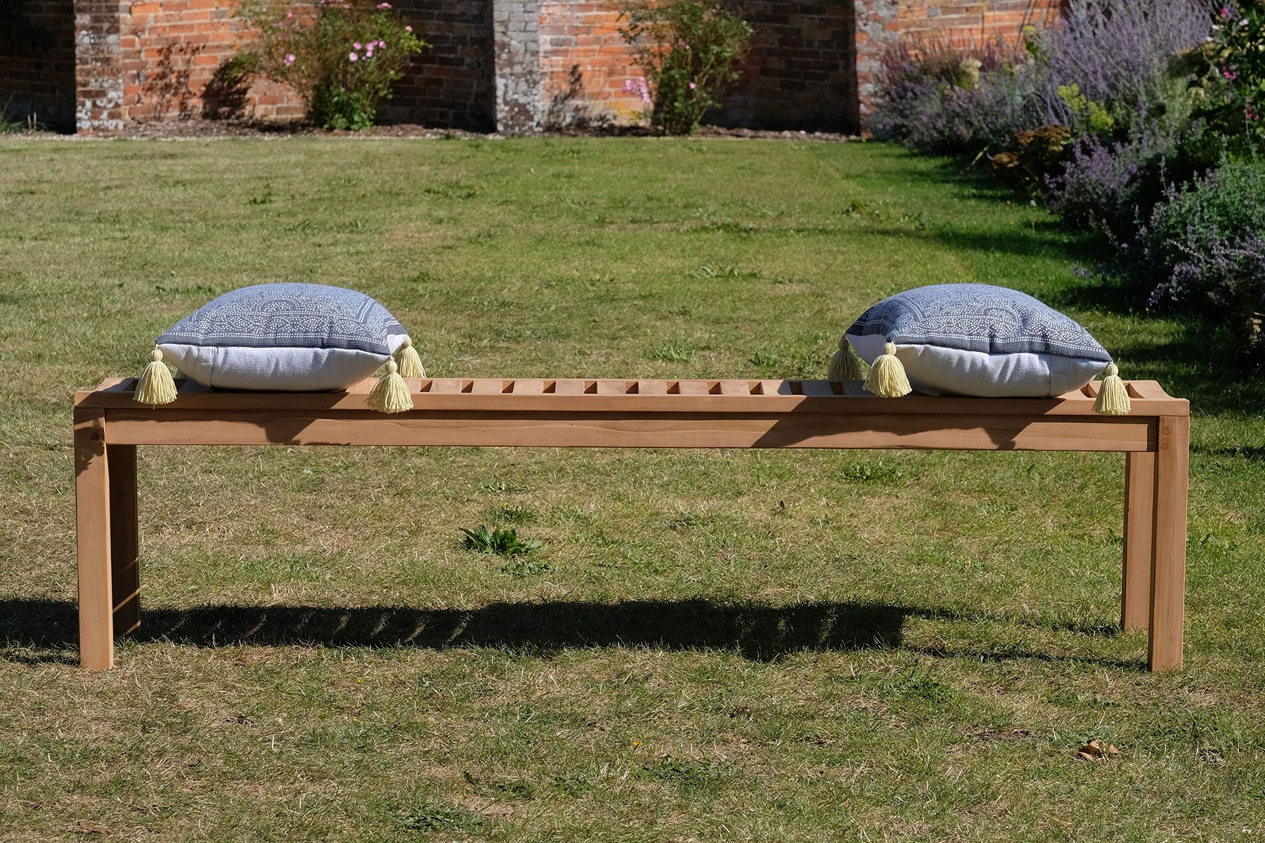 Hampton - Solid Teak Backless Garden Bench