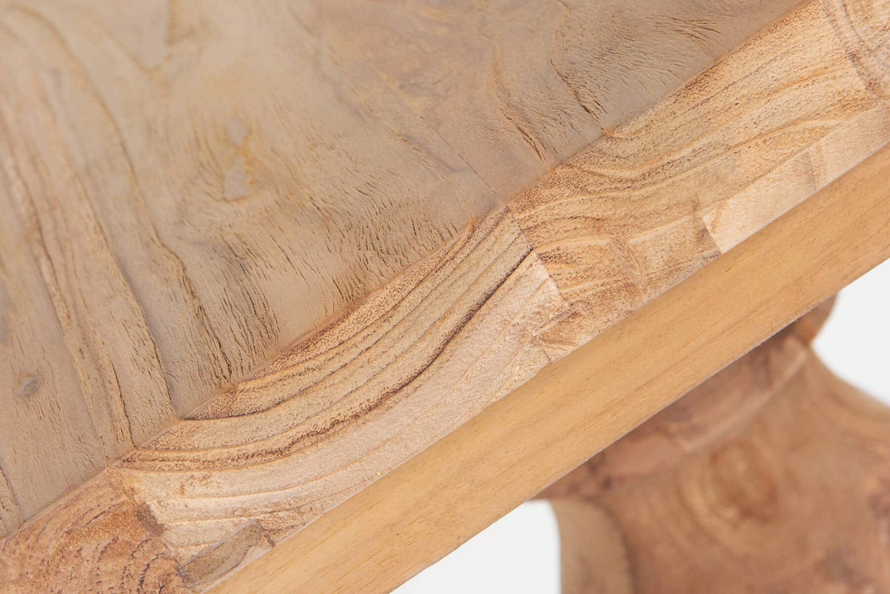 Reclaimed Teak Dining Table | 80cm Square Table - 2 to 4 Seater