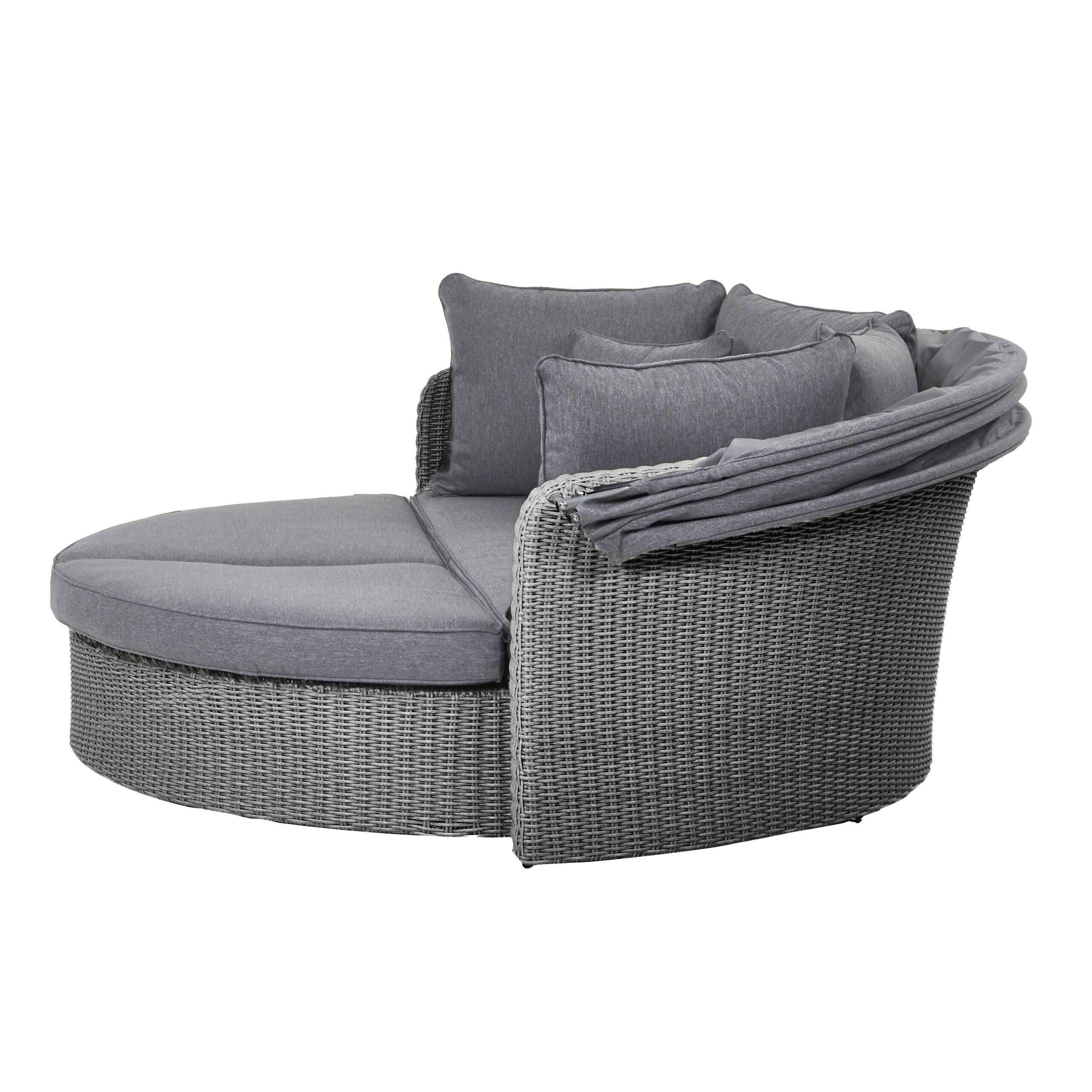 Bermuda Outdoor Day Bed – Slate Grey