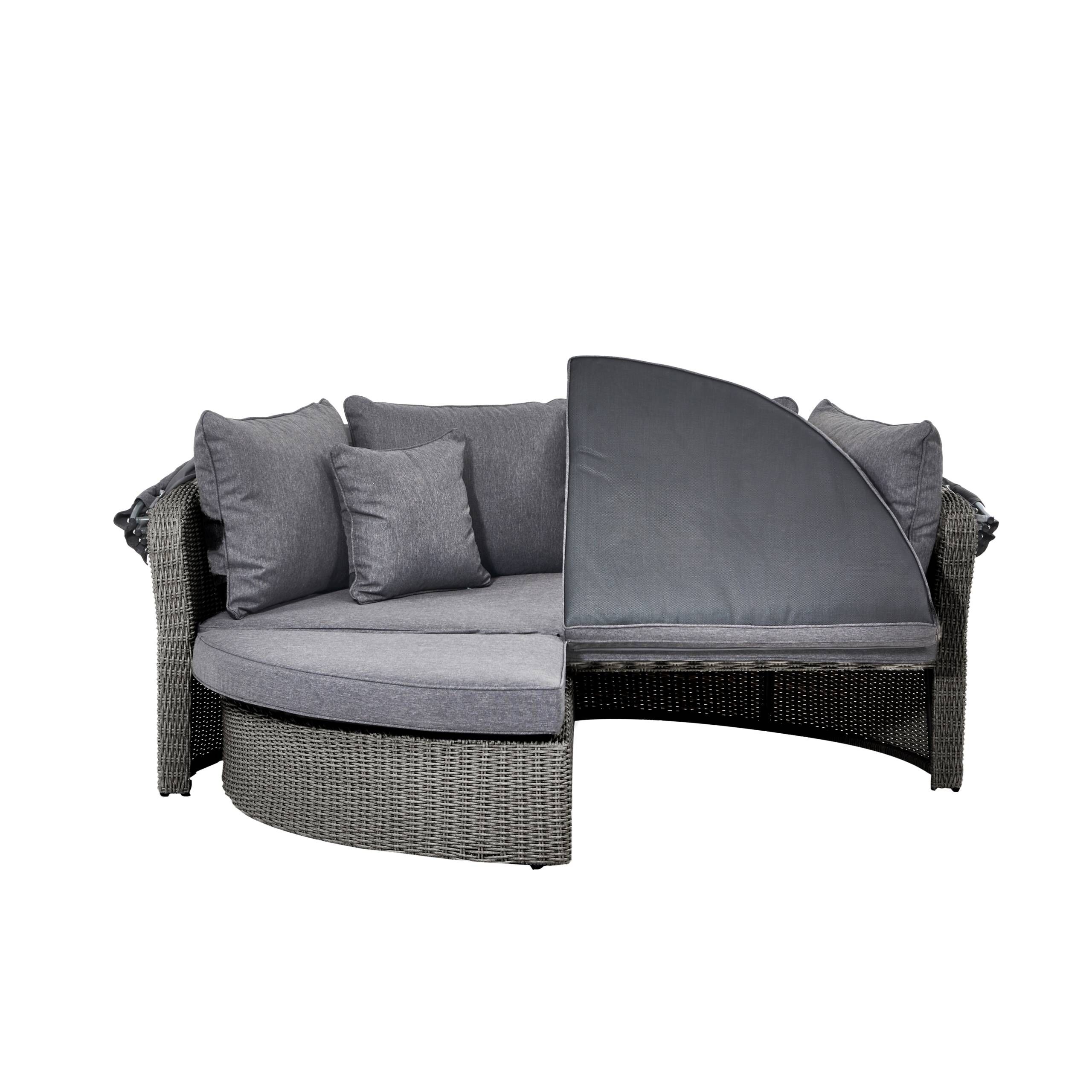 Bermuda Outdoor Day Bed – Slate Grey