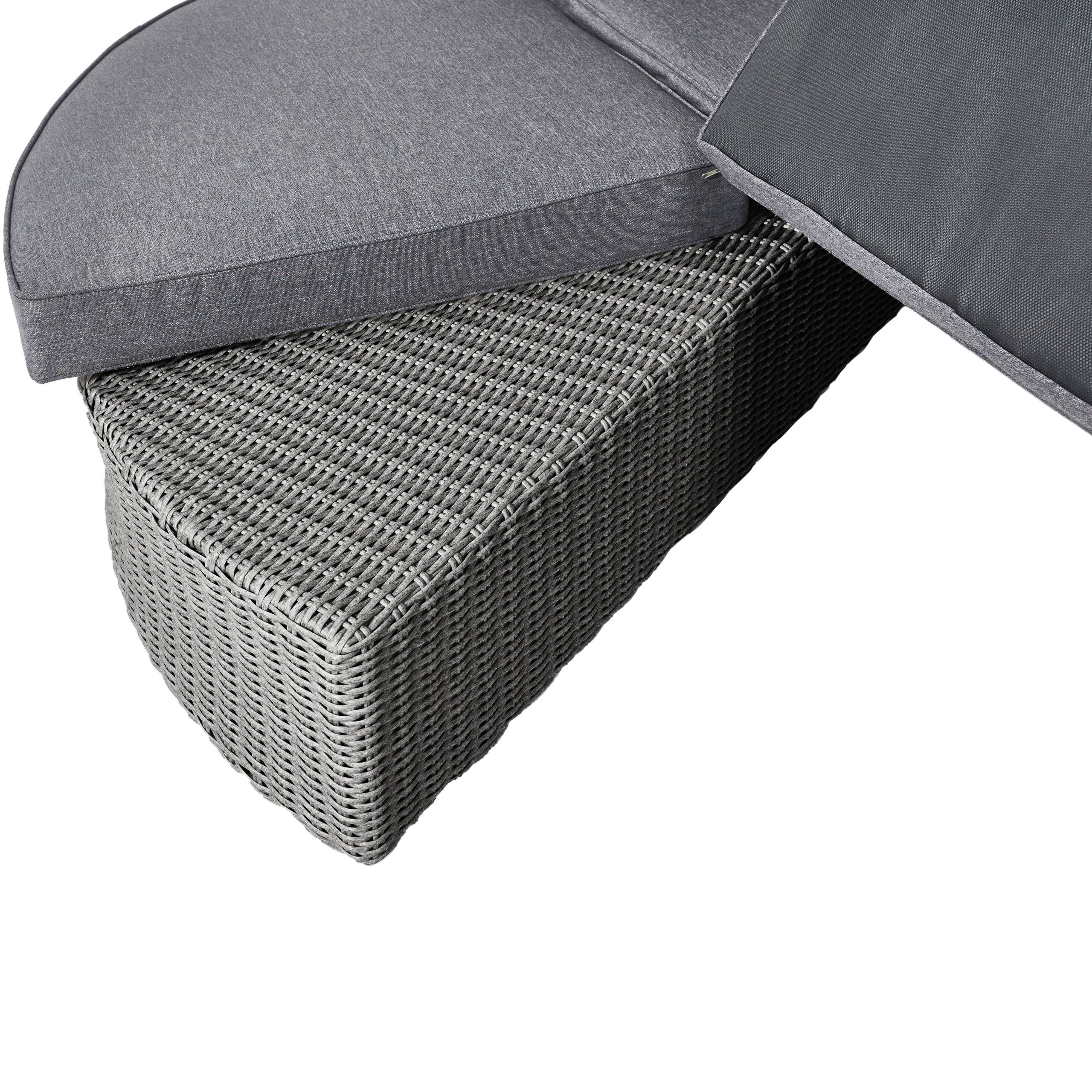 Bermuda Outdoor Day Bed – Slate Grey