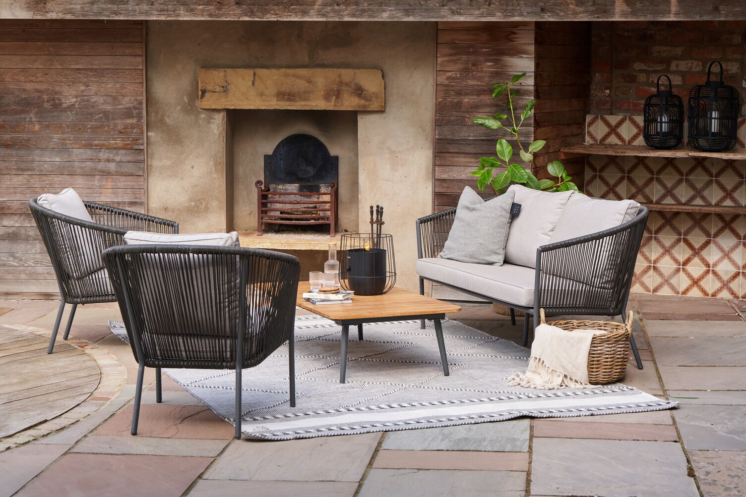 Reims Lounge Set Grey