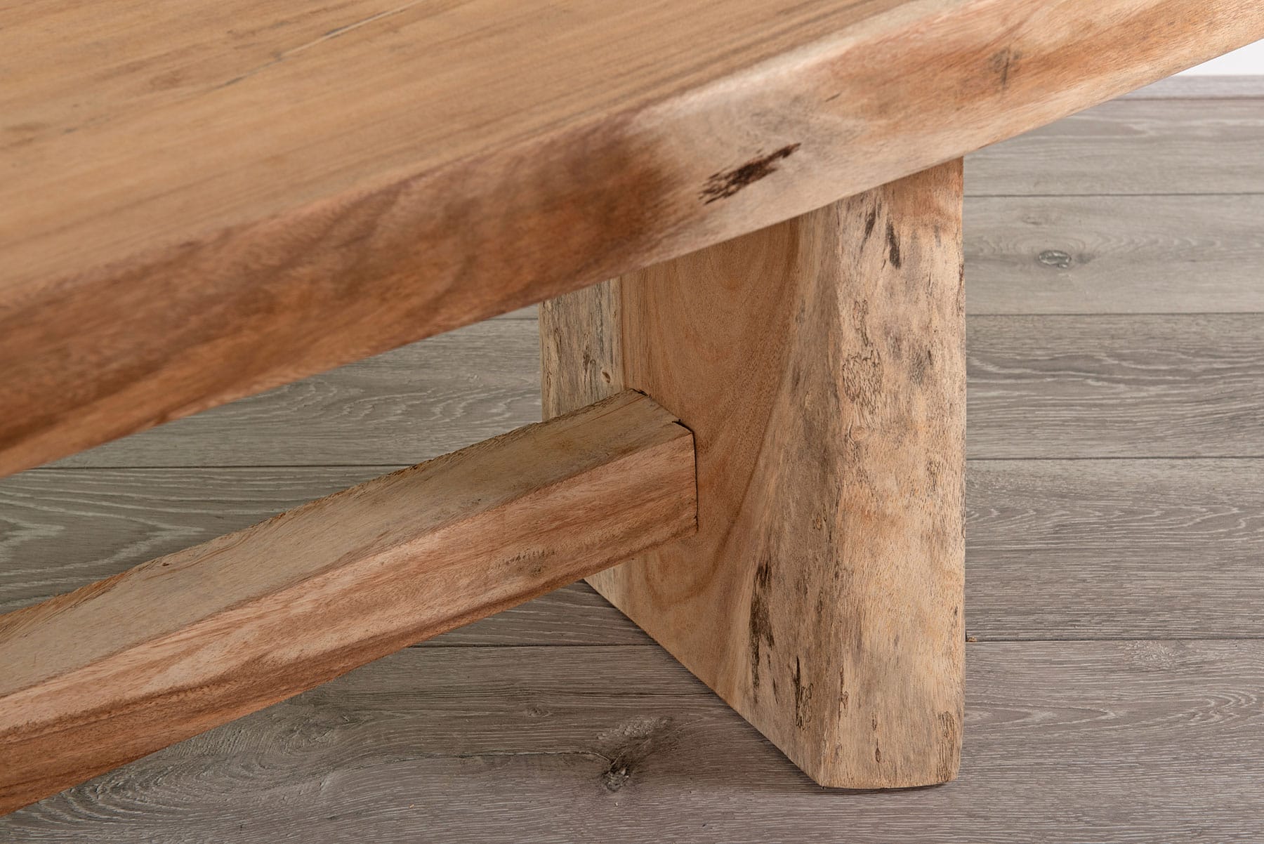 3m Live Edge Bench - Dining or Hallway Bench - Seats 6 People