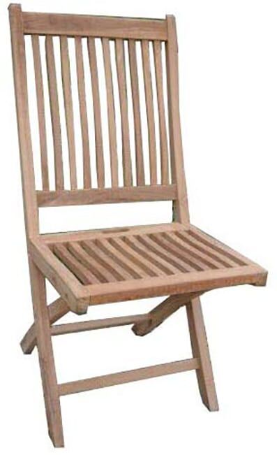 4 Seater Bucklebury Teak Garden Dining Set - Bucklebury 1.2m Round Gateleg Table with 4 Premium Teak Folding Chairs