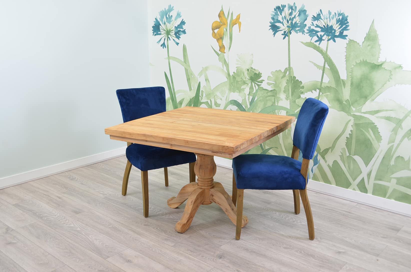 Reclaimed Teak Dining Table | 1m Square - 4 Seater