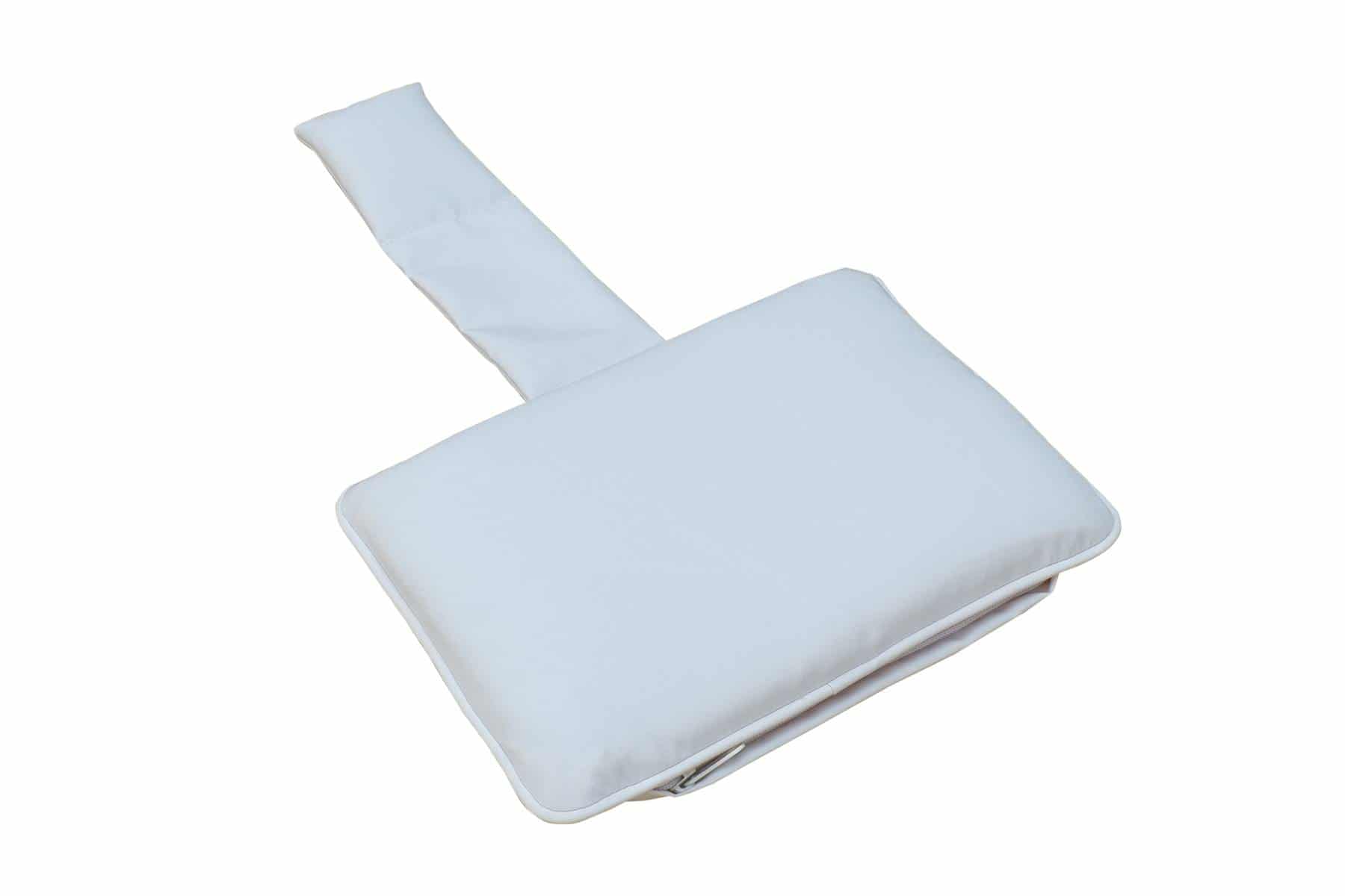 Luxury Headrest for Garden Lounger / Recliner / Steamer / Chair - Natural Fabric Colour
