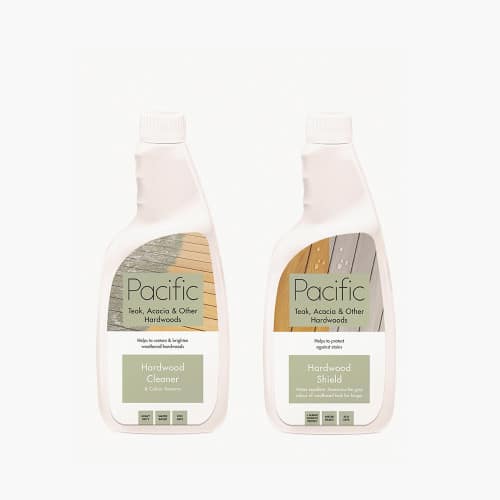 Hardwood Cleaner and Colour Restorer and Hardwood Shield