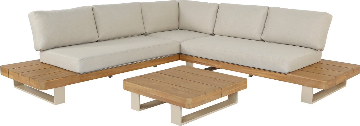 Osaka Latte Outdoor Corner Seating Set