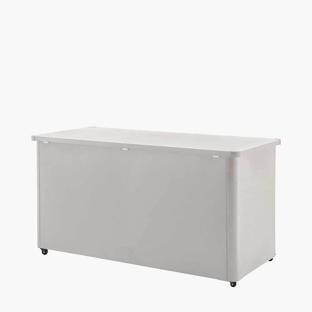 Rhode Island Large Galvanised Steel Cushion Box Pebble
