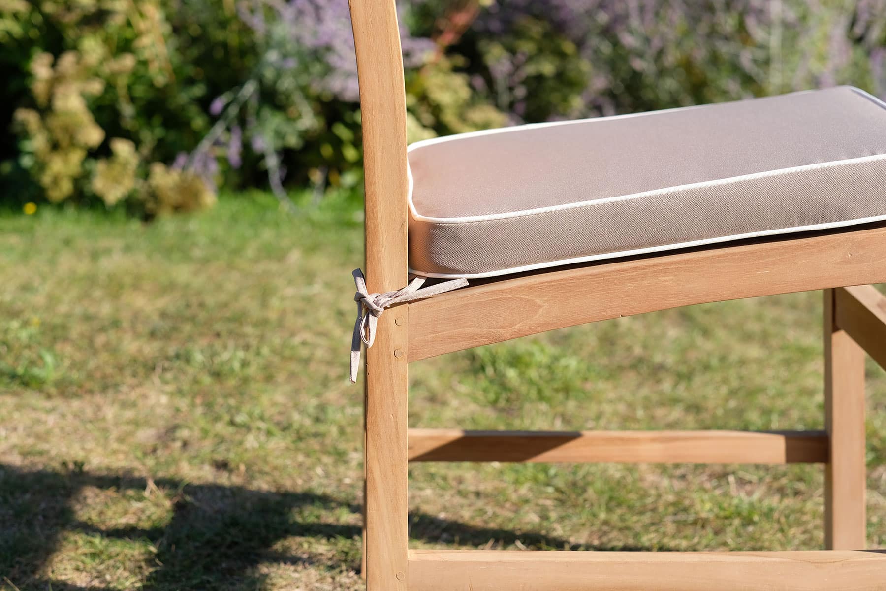 Large Seat Pad Cushion for Garden Chairs - Pack of 2