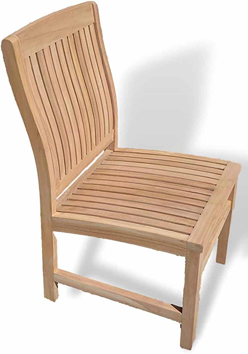 8 Seater Lewes Teak Garden Dining Set - Lewes 1.2m-1.8m Square Extending Table with 2 Marlborough Armchairs and 6 Teak Dining Chairs