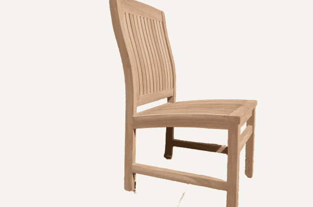 2 Seater Malmesbury Teak Garden Coffee Table Set - Malmesbury Teak 45cm Square Coffee Table with Shelf with 2 Teak Dining Chairs