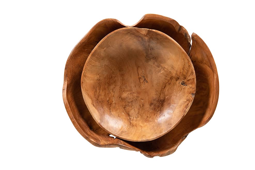 Reclaimed Root Plate - Natural - 30x30x15cm