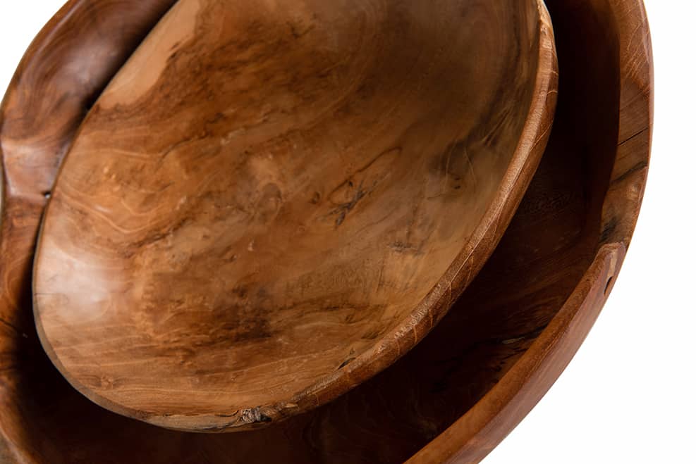 Reclaimed Root Plate - Natural - 30x30x15cm