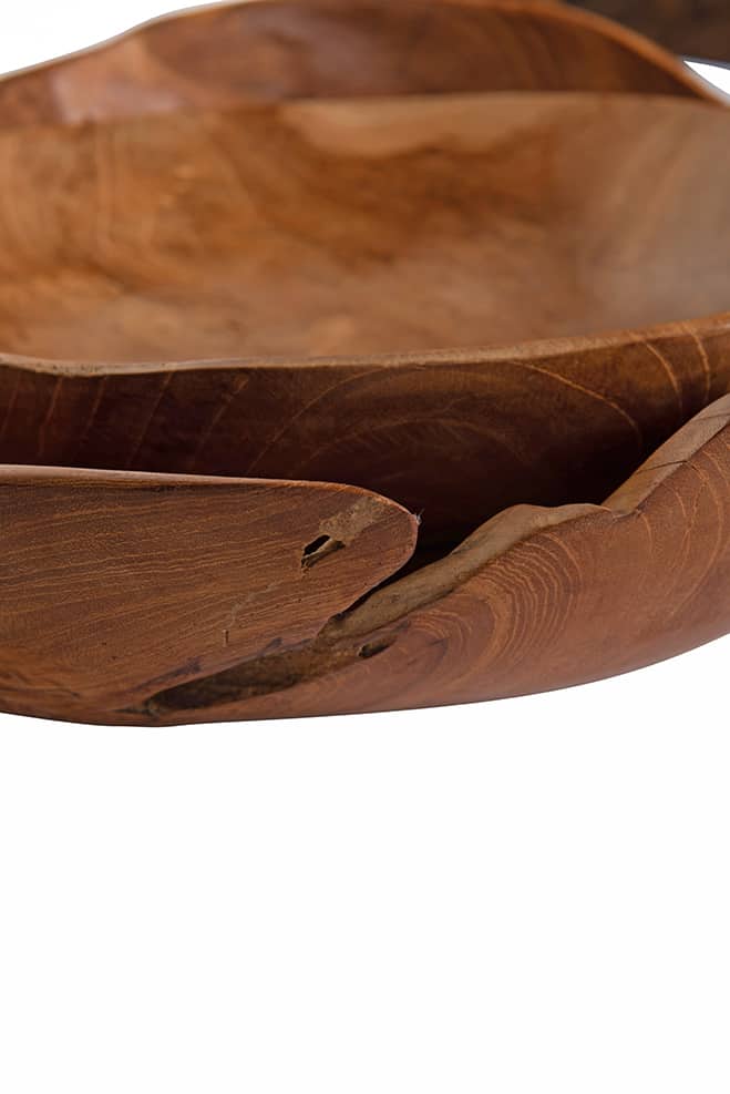 Reclaimed Root Plate - Natural - 30x30x15cm