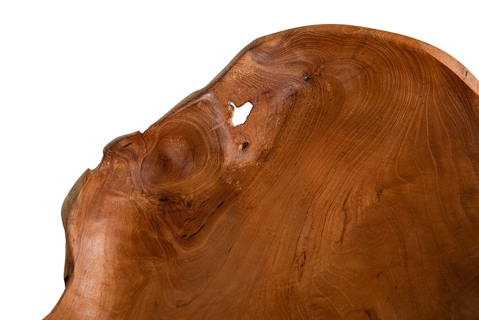 Reclaimed Root Plate - Natural - 30x30x15cm