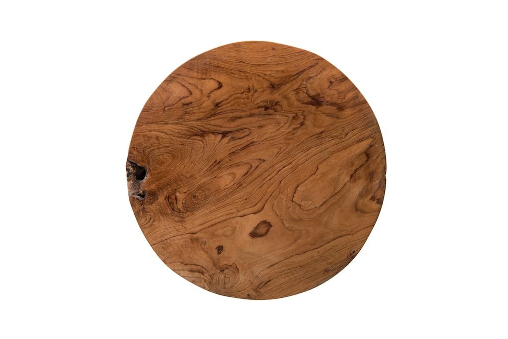 Reclaimed Wood Round Chopping Board - Large