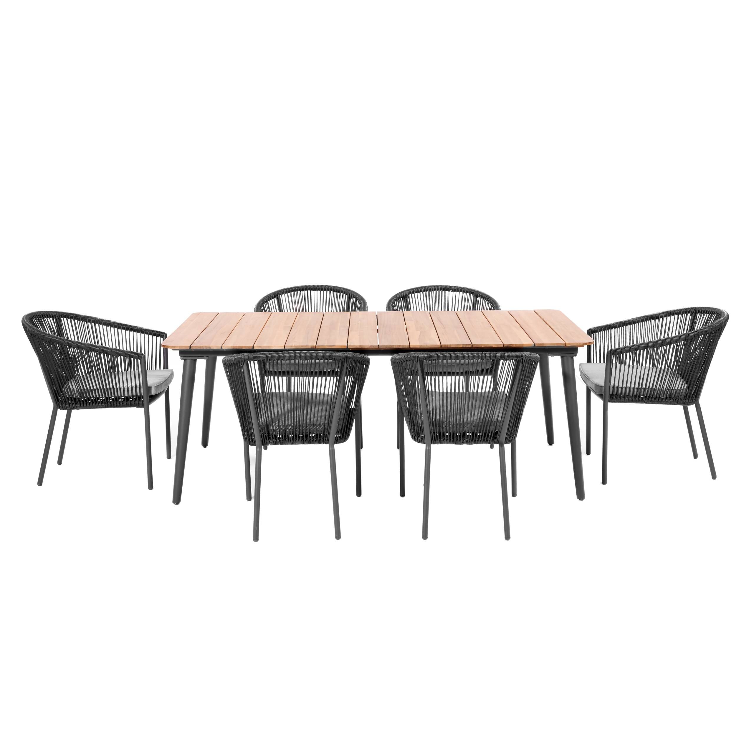 Reims Dining Set Grey