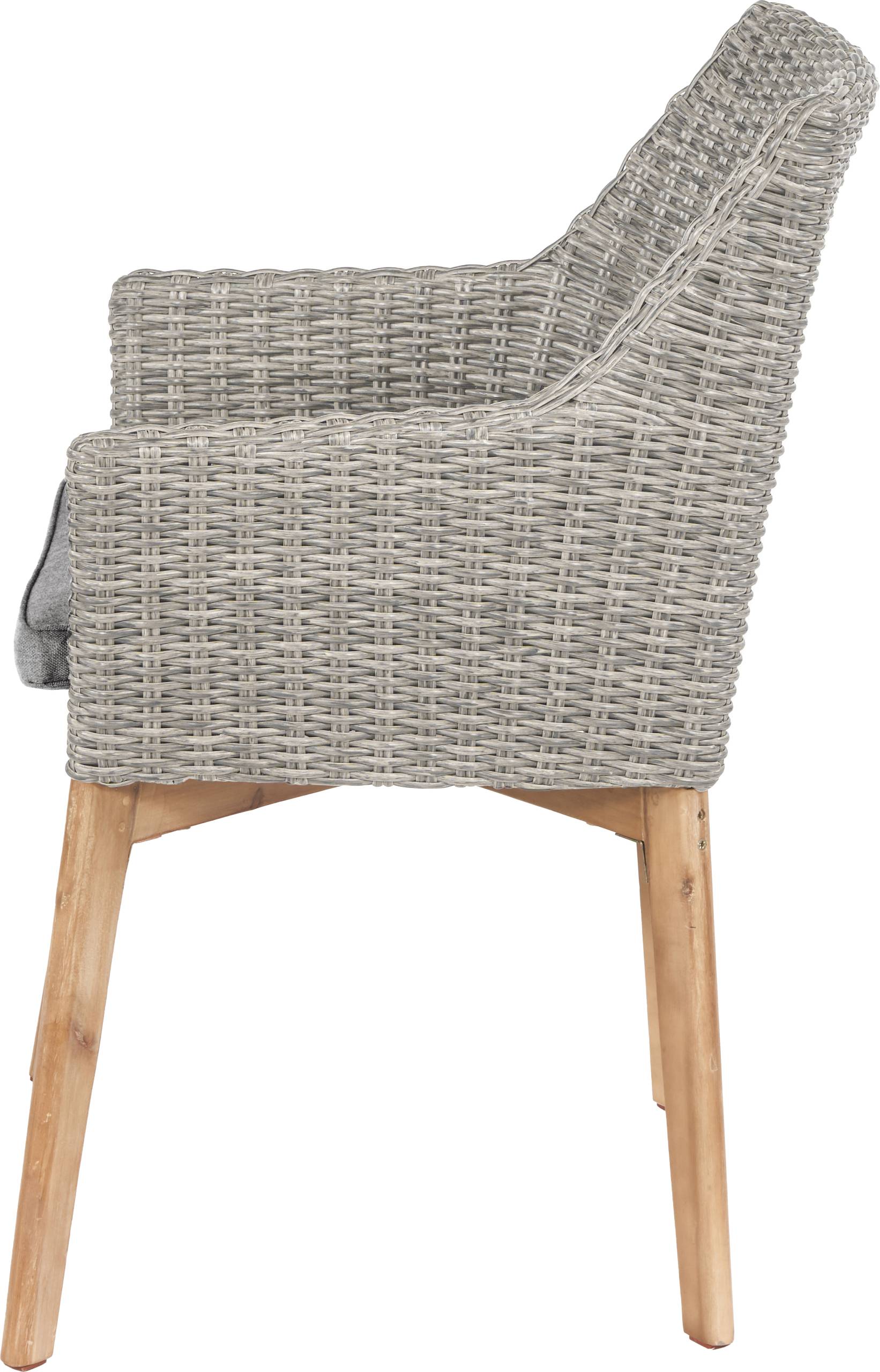 Larissa Dining Set Light Kubu Grey