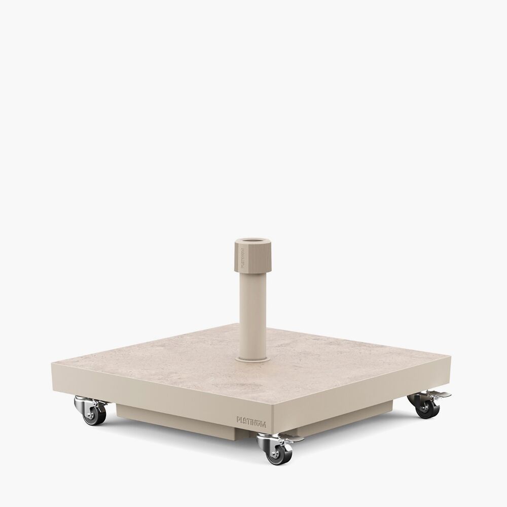 Ceramica Sandstone 40KG Wheeled Parasol Base