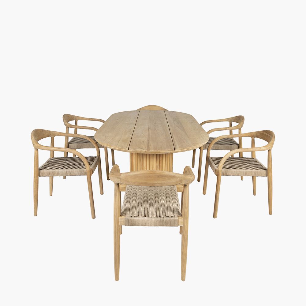 Javi Teak Outdoor Dining Set