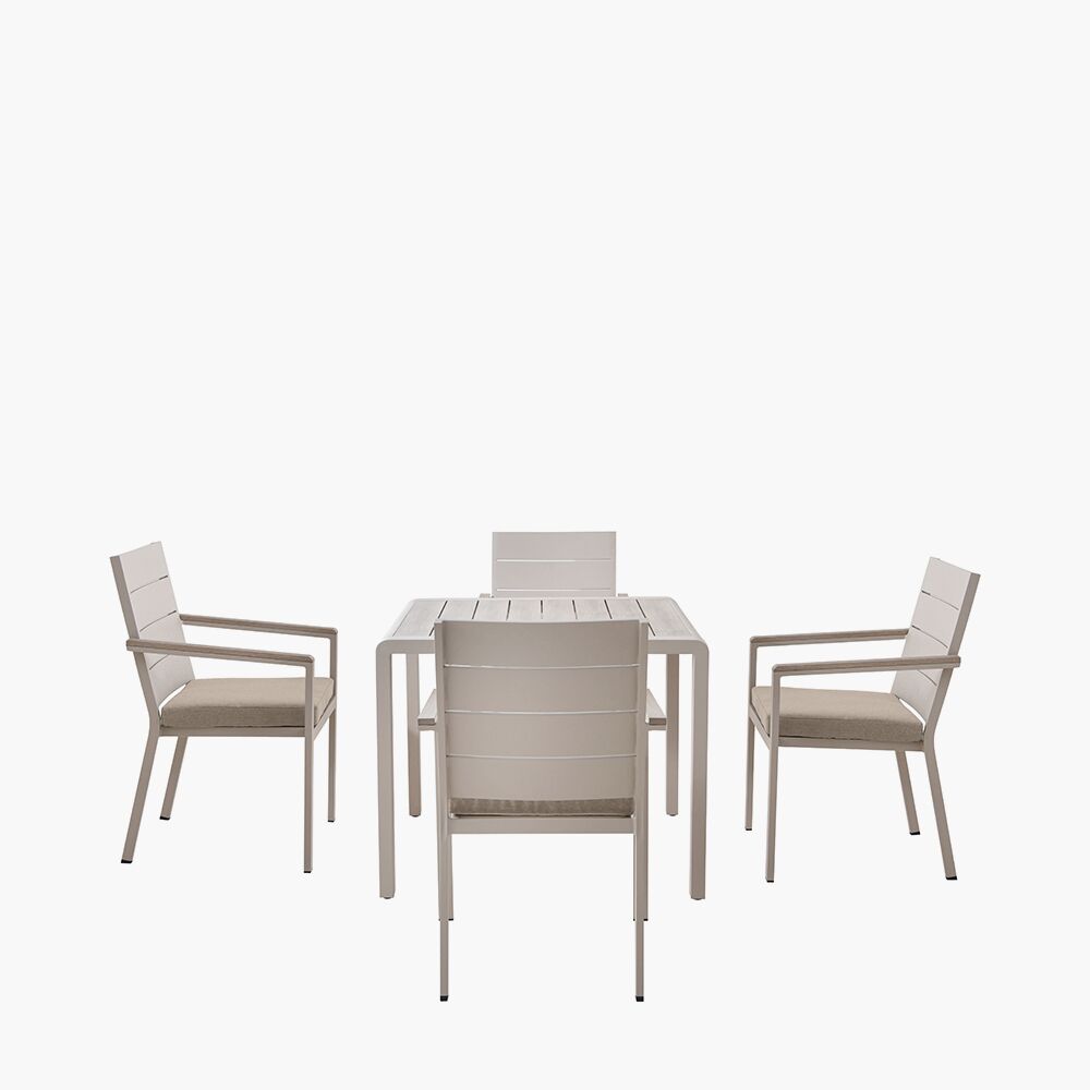 Aruba Outdoor 4 Seater Dining Set
