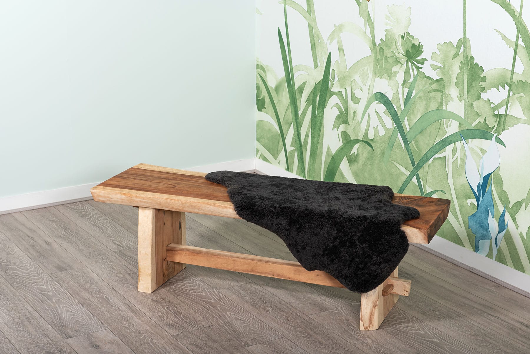 1.5m Live Edge Bench - Dining or Hallway Bench - Seats 3 People