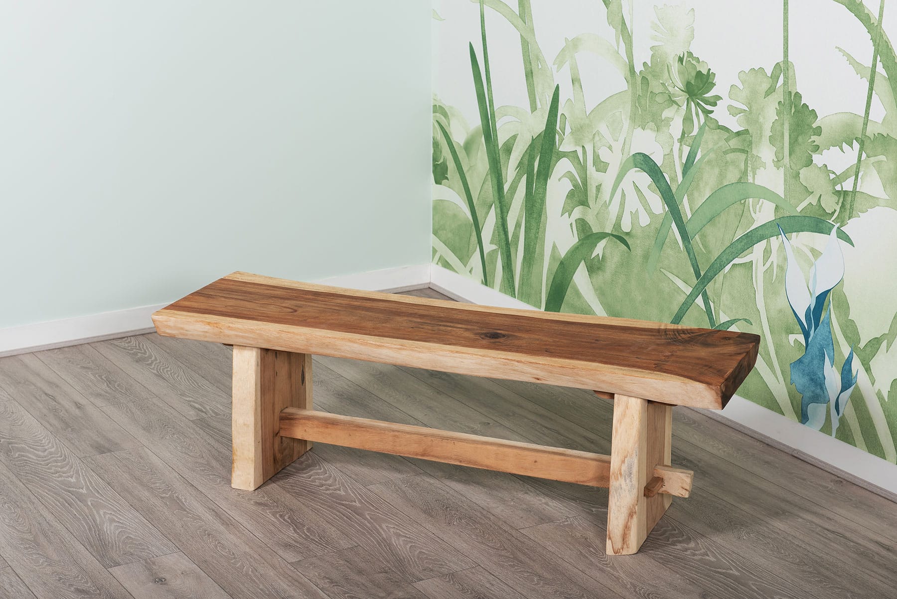 1.5m Live Edge Bench - Dining or Hallway Bench - Seats 3 People
