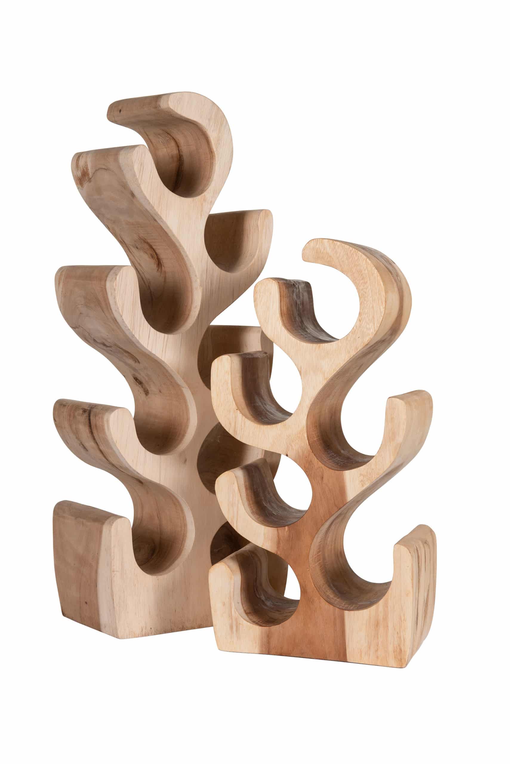 Suar Natural Wooden Wine Rack - 8 Bottle
