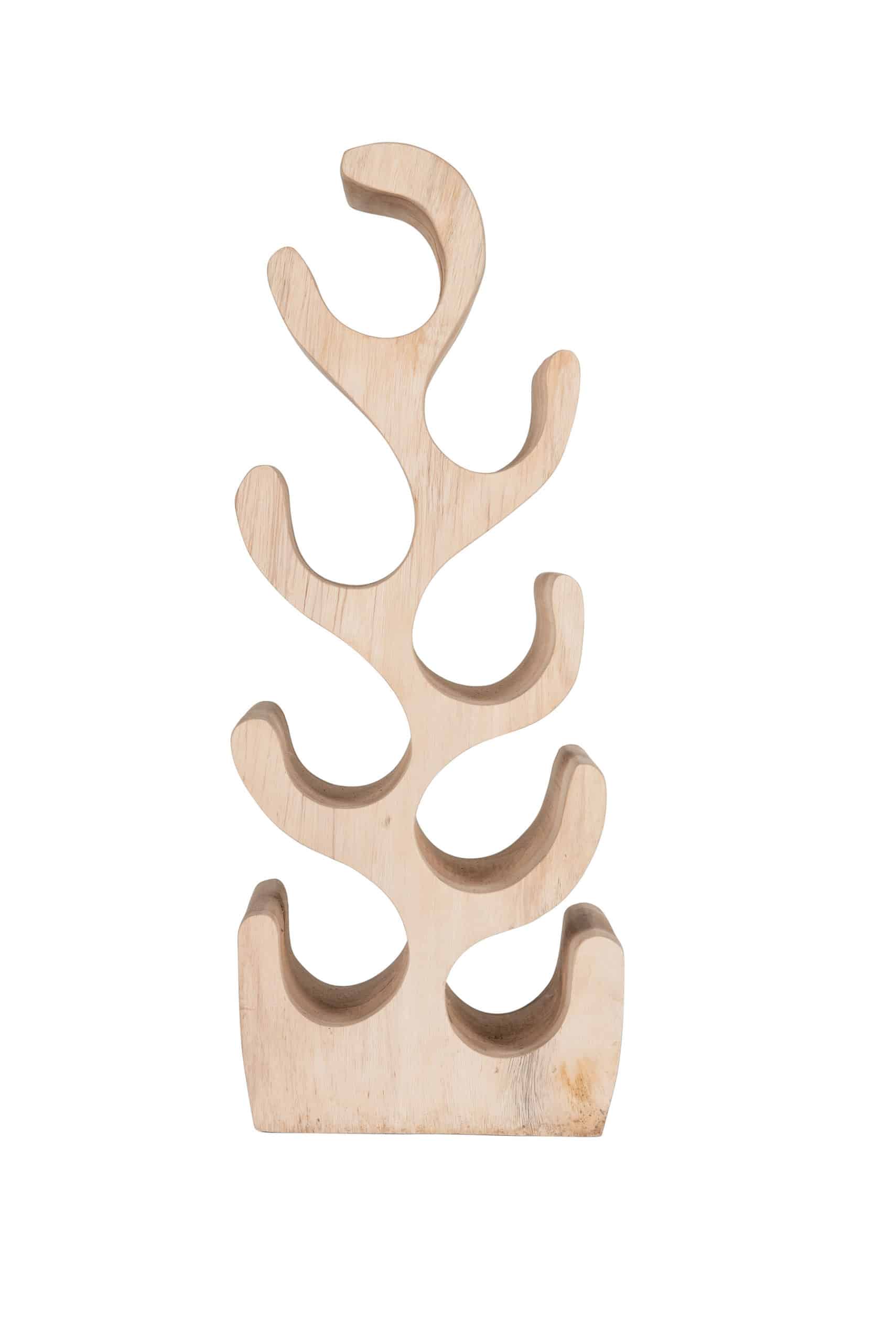Suar Natural Wooden Wine Rack - 8 Bottle