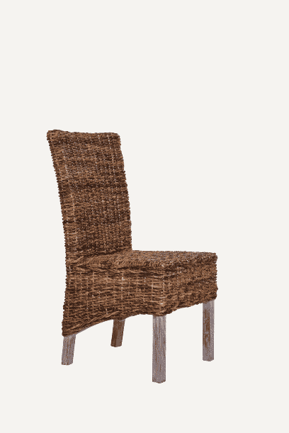 12 Seater Live Edge Dining Set | 3m Solid Wood Live Edge Dining Table with 12 Natural Banana Leaf Dining Chairs